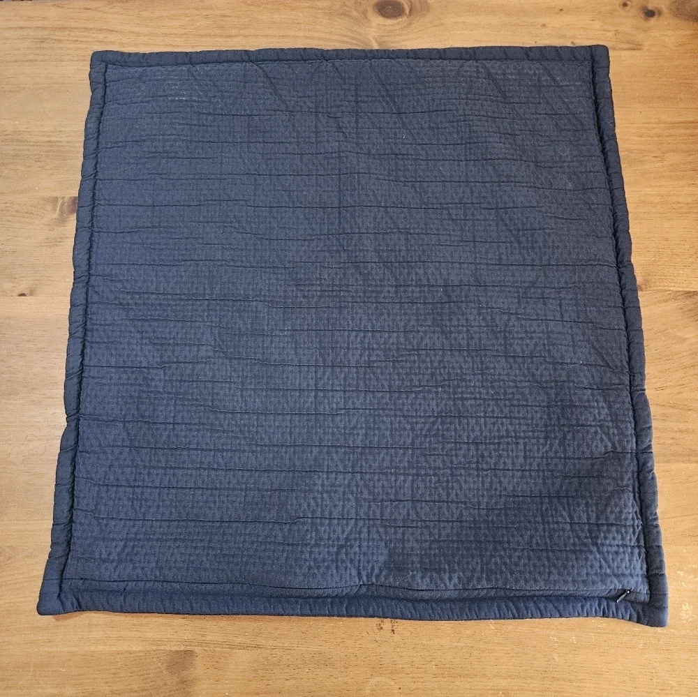 Lauren Ralph Lauren Home Spencer Matelasse Quilted Sham Euro Size Navy Blue